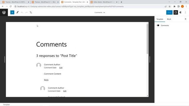 Site Editor in WordPress 6.2 BETA | Browse Mode | Template Drilldown | Preview Template Parts смотреть онлайн