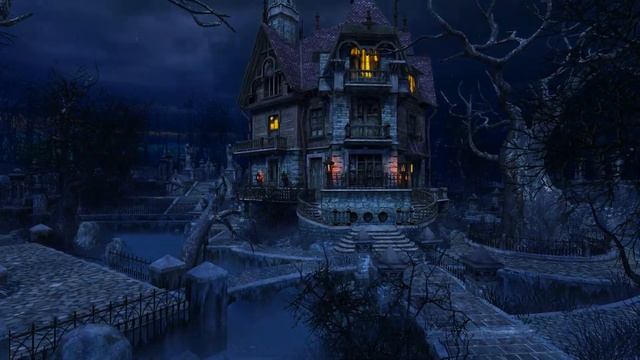 Живые обои для рабочего стола.(Haunted House 3D Screensaver)Live Wallpapers For Your Desktop.