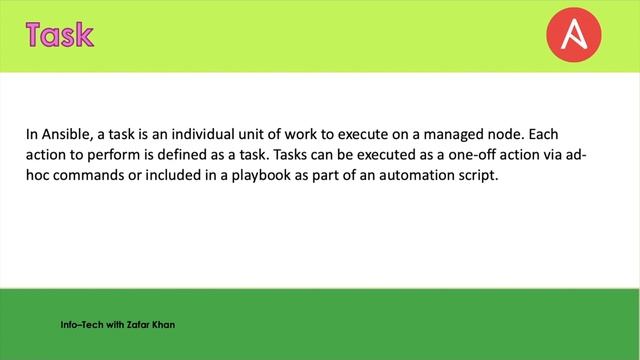 Ansible Workflow and its Concepts | Info-Tech with Zafar Khan | Important Ansible Terminoligies. смотреть онлайн