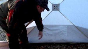 ДОСТОЙНАЯ ЗИМНЯЯ ПАЛАТКА!? Обзор на зимнюю палатку куб СЛЕДОПЫТ 2,1 х 2,1 "PREMIUM".