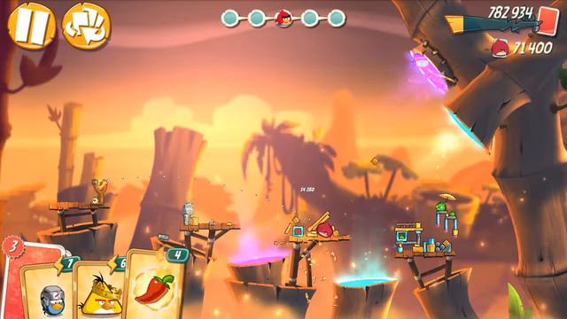 Angry Birds 2 - Level 127 / Gameplay Walkthrough (Android Game) смотреть онлайн