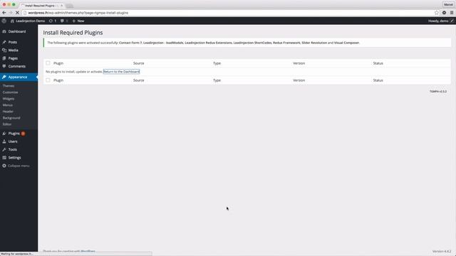 Leadinjection Wordpress Landing Page Theme - Installation смотреть онлайн