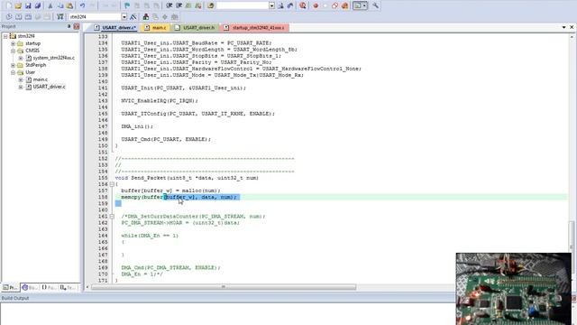 Stm32: Алгоритм передачи данных по USART