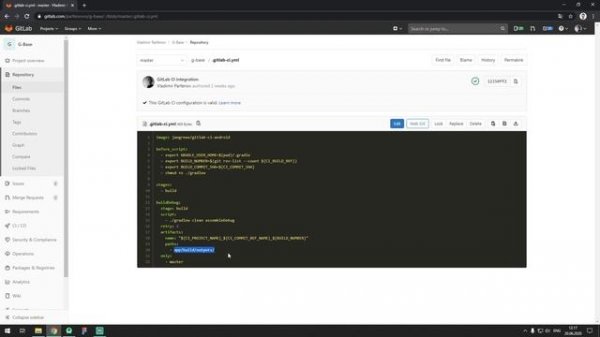 Как подключить GitLab CI к Android проекту