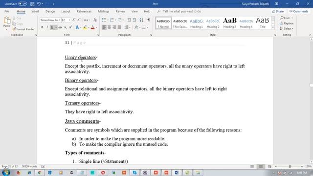 Operators In Java | Types Of Operator | Precedence Of Operator | Associativity | In Hindi/URDU-38 смотреть онлайн