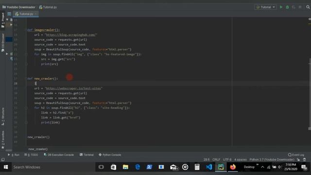 Python Tutorial 55 : Web Crawler (Mini Series - 5) смотреть онлайн