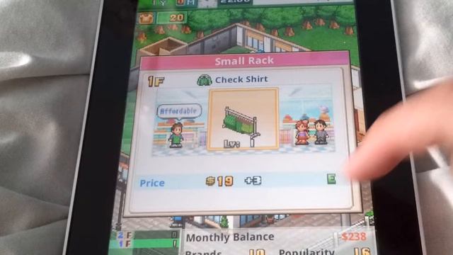 Pocket Clothier - gameplay (HTC Flyer) смотреть онлайн