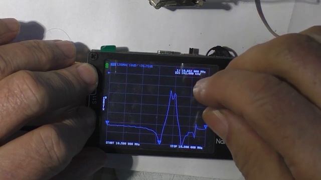 NanoVNA АЧХ на экране
