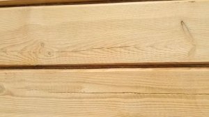 Укладка джута на брус, с заворотом