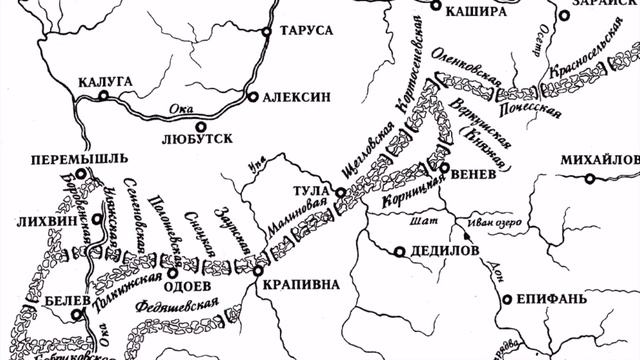 Большая засечная черта 1521  1566