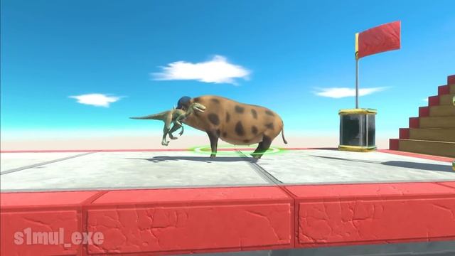 RUN and ESCAPE from SPIKE TRAP - Animal Revolt Battle Simulator смотреть онлайн