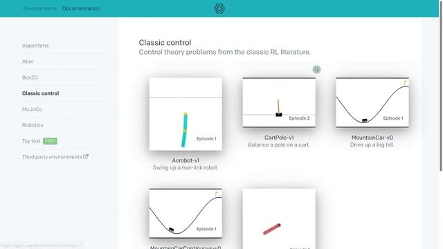 OpenAI Gym: How to Start an Environment and Visualize it смотреть онлайн