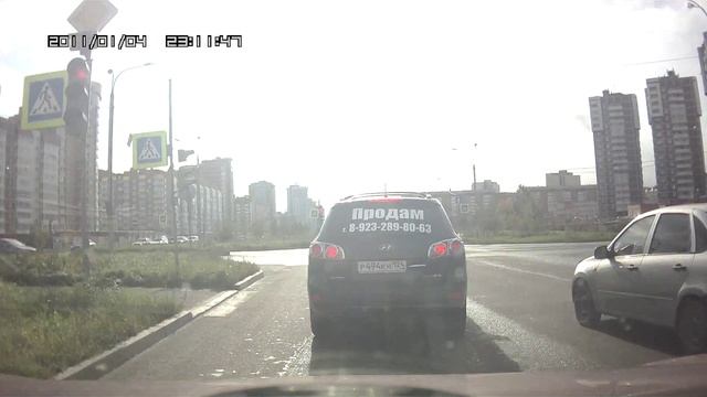 Hyundai Santa Fe р49кн124 проезд за стоп-линию смотреть онлайн