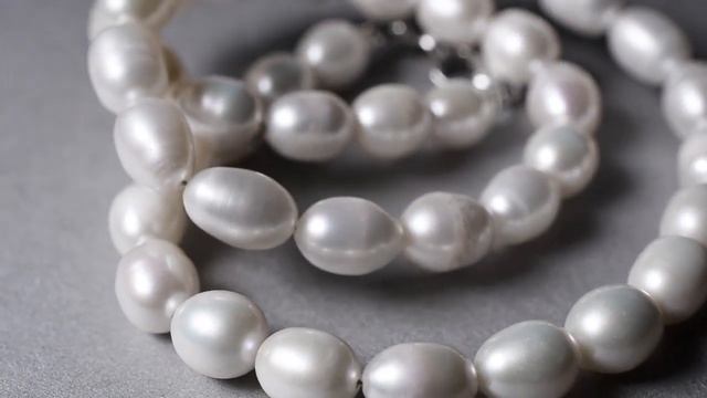 Жемчуг белый "рис", бусы, 528БСЖ смотреть онлайн