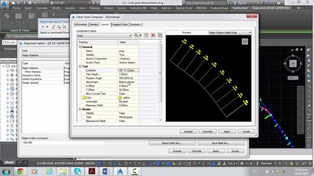 CIVIL 3D 2015 CARRETERAS (1) ALINEAMIENTO Y ESTACADO DE CURVAS смотреть онлайн