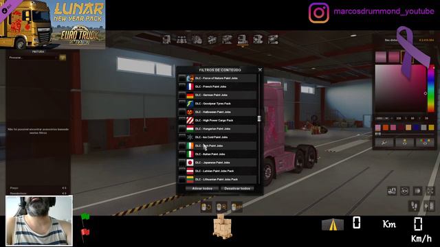Nova DLC/New DLC - Euro Truck Simulator 2 - Lunar New Year Pack/Pacote de Ano Novo Lunar смотреть онлайн