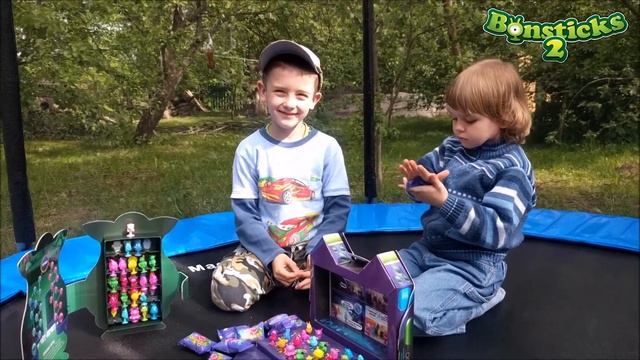 Бонстики 2. Большая распаковка на природе. Обзор коллекции. смотреть онлайн