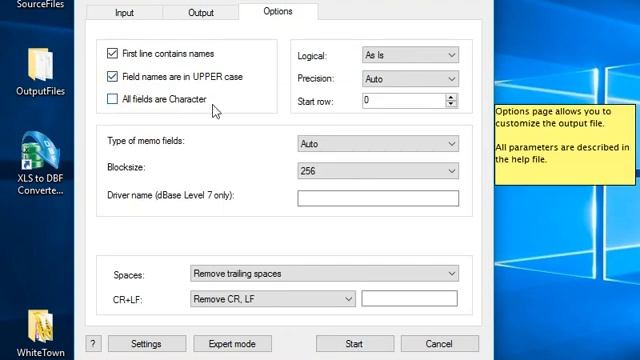 Excel to DBF Converter, video manual смотреть онлайн
