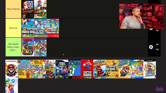 Tier List - Los MEJORES JUEGOS de MARIO (¿hay alguno malo?) смотреть онлайн