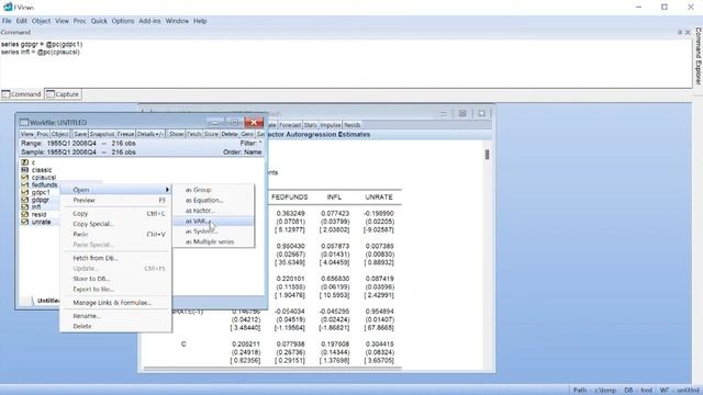 Bayesian Time Varying Coefficient VAR Estimation in EViews смотреть онлайн