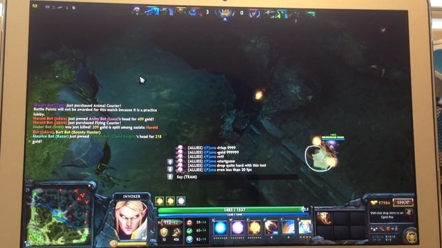 Macbook Air Mid 2013 Intel Haswell HD 5000 - Dota 2 Gaming Test