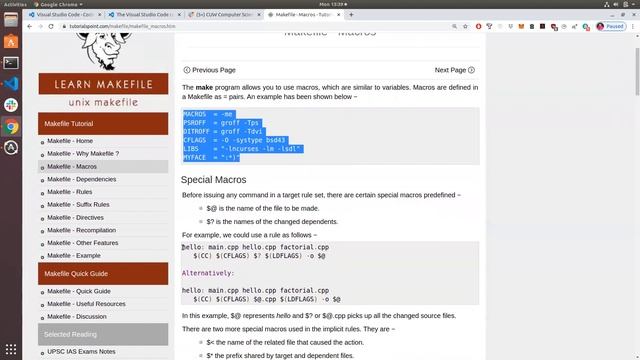 CSC450 2/8/21 Linux Makefile Tutorial смотреть онлайн