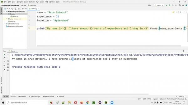 Formatting Print statements in Python (Python Tutorial - Part 15)