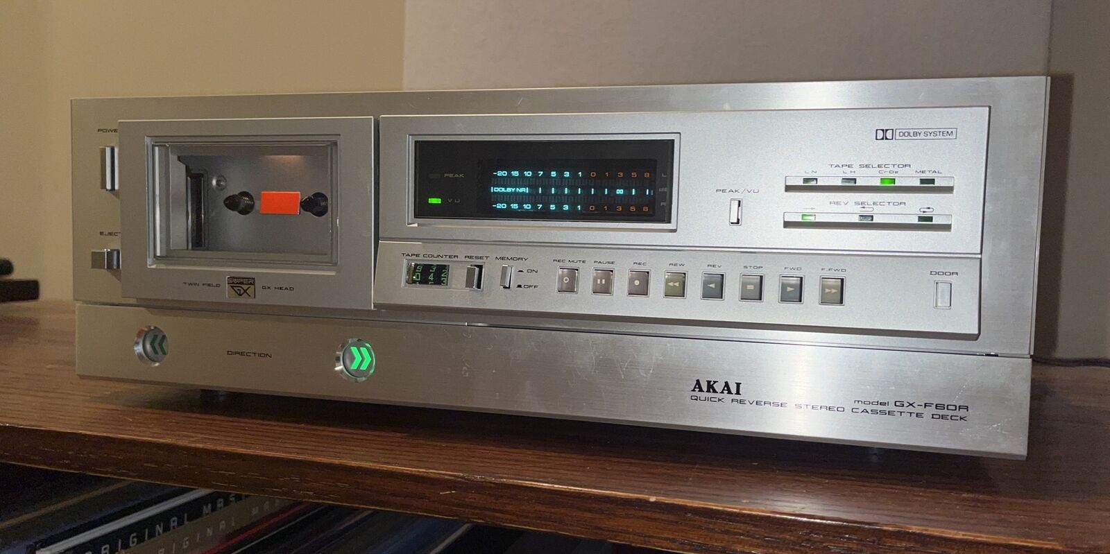 Akai Gx-F60R Stereo Cassette Deck-ЯПОНИЯ -ОКТЯБРЬ 1980 ГОДА. смотреть онлайн