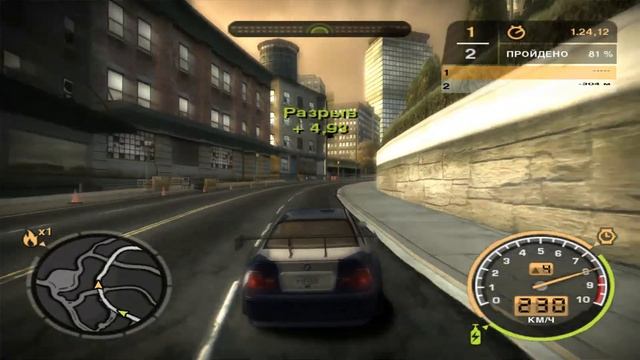 Need For Speed Most Wanted - Начало самой лучшей части серии NFS[1080p](Без комментариев) смотреть онлайн