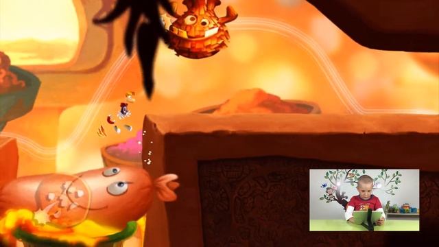 Rayman Fiesta & Rayman Jungle на iPad прохождение - iPad games for children смотреть онлайн