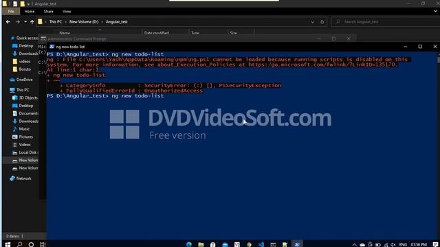 File ng.ps1 cannot be loaded because running scripts is disabled on this system смотреть онлайн