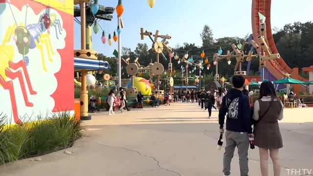 HONG KONG DISNEYLAND in 2023 | Full Walking & Ride Tours | 4K HDR смотреть онлайн