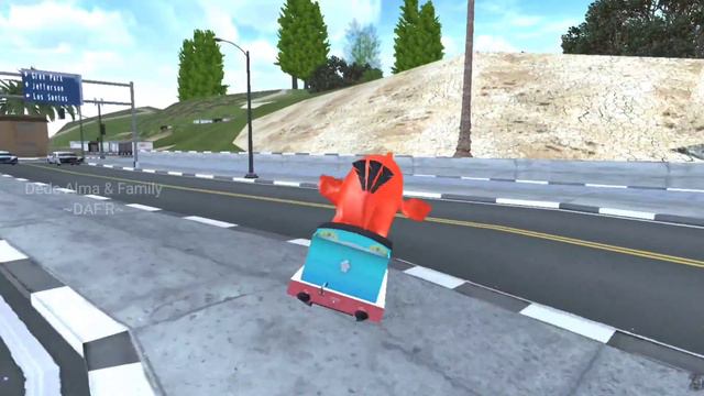Crazy Angry Birds & thomas train motorbike - GTA ANGRY BIRDS смотреть онлайн