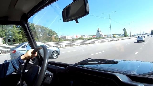 Уаз на трассе и диагональных неровностях. смотреть онлайн