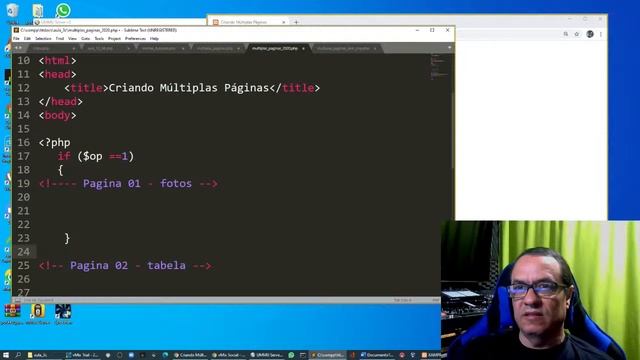 Aula on-line: Programação PHP - Passagem de parâmetros e múltiplas páginas em PHP смотреть онлайн