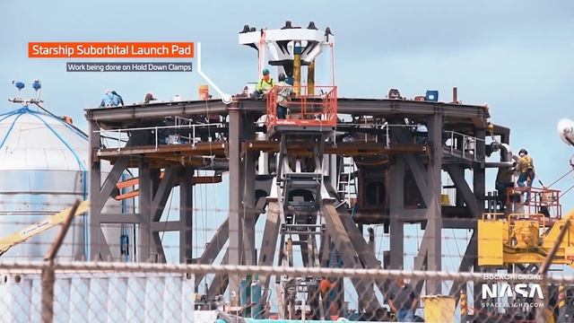 SpaceX Boca Chica - Starships, Test Tanks, Big Cranes and Thrust Pucks смотреть онлайн