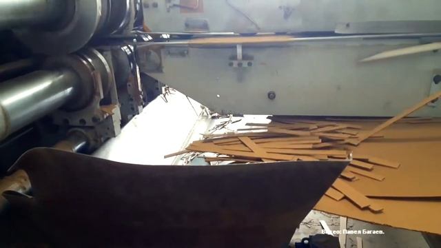 Процесс производства картонной коробки. смотреть онлайн