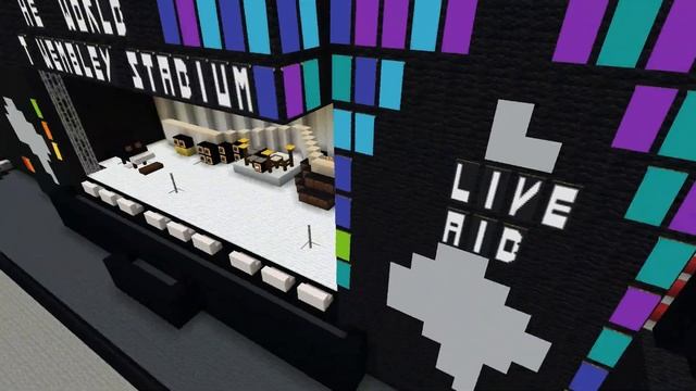 Minecraft Queen Live Aid 1985 Stage | Wembley Stadium смотреть онлайн