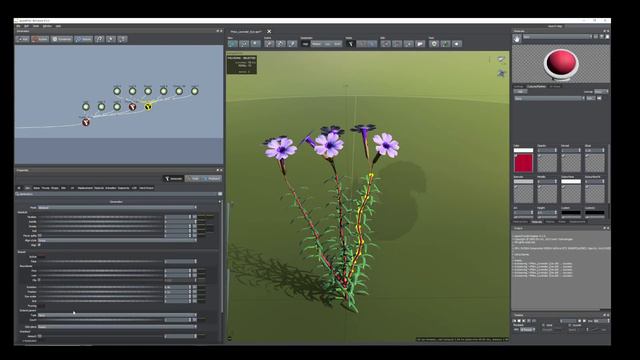 SpeedTree - Tutorial - How to create Phlox Subulata flower with color variations смотреть онлайн