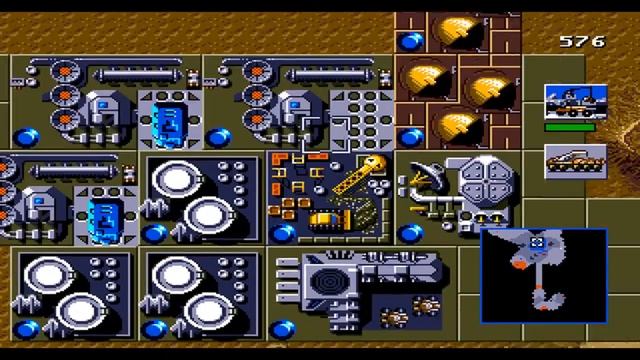Dune 2 - Прохождение дом Атрейдес 4 миссия (Sega) смотреть онлайн
