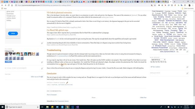 Setting up PlantUML for coding C4 architecture diagrams in Visual Studio Code смотреть онлайн