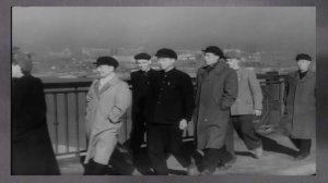 ХРОНИКА СССР! 50 е ГОДЫ! СТРОИТЕЛЬСТВО МОСТА ЧЕРЕЗ ОБЬ!!