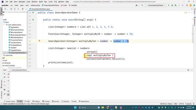 15. UnaryOperator vs Function - Functional Interface Java Inteview смотреть онлайн