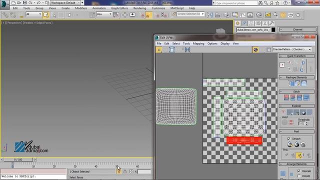 Unwrap UVW map for Sofa Model - 3ds Max Tutorials смотреть онлайн
