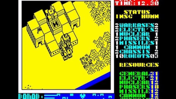 Nether Earth. ZX Spectrum. Speedrun and Tactics. Две версии прохождения