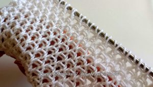 "Летний Жемчуг" - красивый ажурный узор спицами