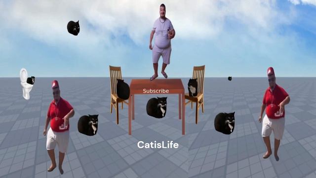 Skibidi dop and Maxwell the cat dances in 360° смотреть онлайн