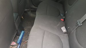 KIA RIO 3 как снять заднее сидение