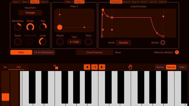 Mela Synth Preset Demo: Cloud Factory смотреть онлайн