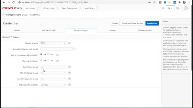 Create Workspace User in Oracle Apex || Oracle Apex Tutorial Lecture 04 смотреть онлайн